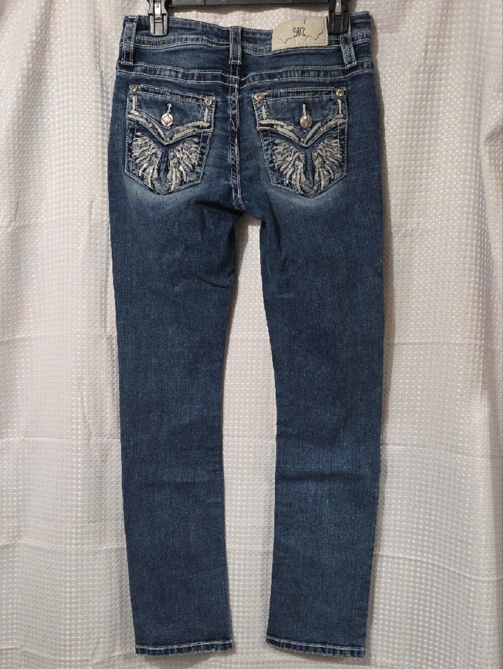 Miss Me Indigo Denim Jeans with Embrodiered Back Pockets